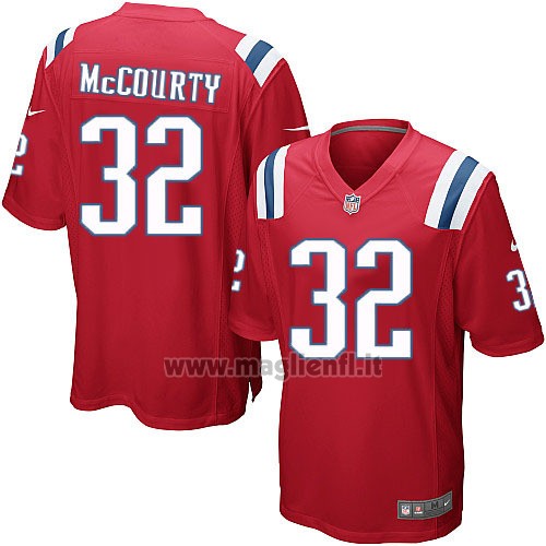 Maglia NFL Game New England Patriots Mccourty Rosso